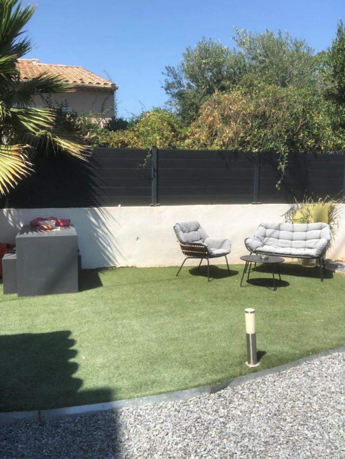 Charmant Studio Dans Villa - Parking - Jardin La Seyne-sur-Mer Exterior foto