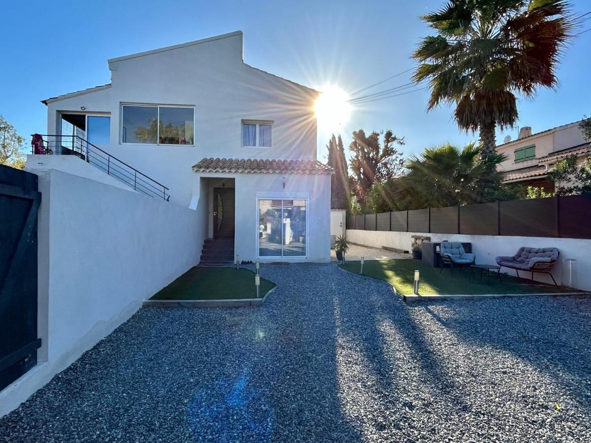 Charmant Studio Dans Villa - Parking - Jardin La Seyne-sur-Mer Exterior foto